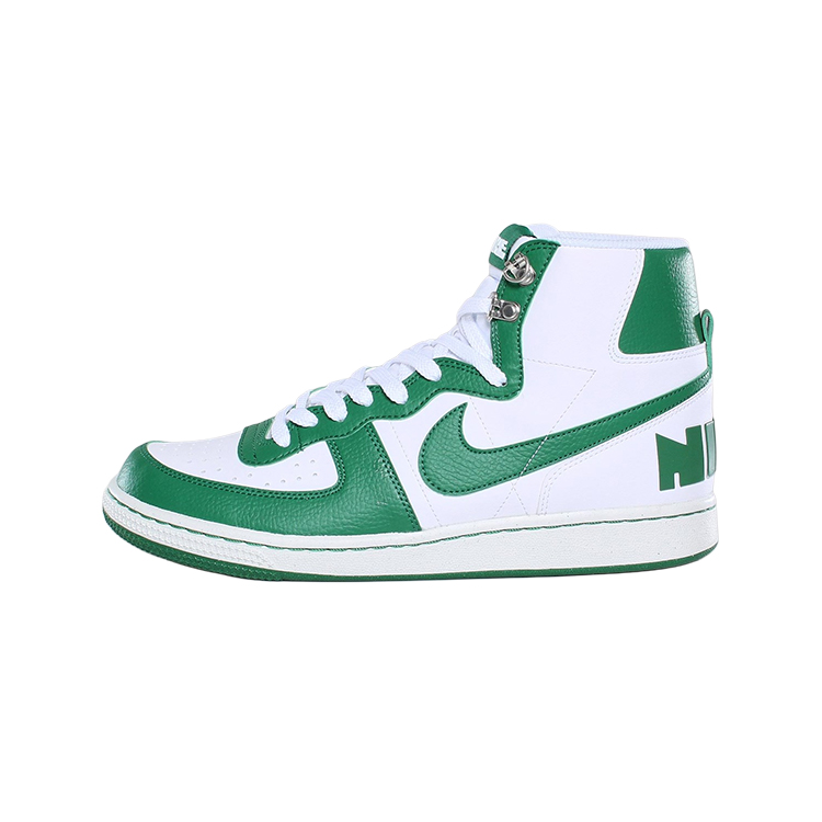 Nike Terminator High Basic Abrasion Resistant Breathable Mid top Skateboard Shoes Unisex Green