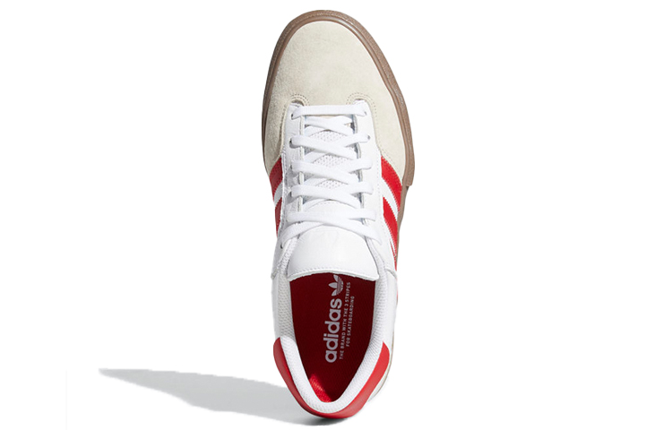 Кеды adidas originals Matchbreak Super (бело-красные) — Белый / красный — фото 5