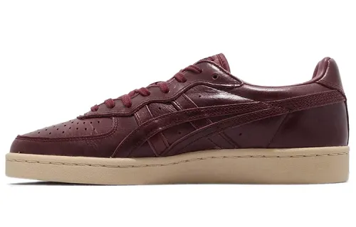 Onitsuka Tiger GSM Comfortable Abrasion Resistant Low top Skateboard Shoes Unisex Burgundy