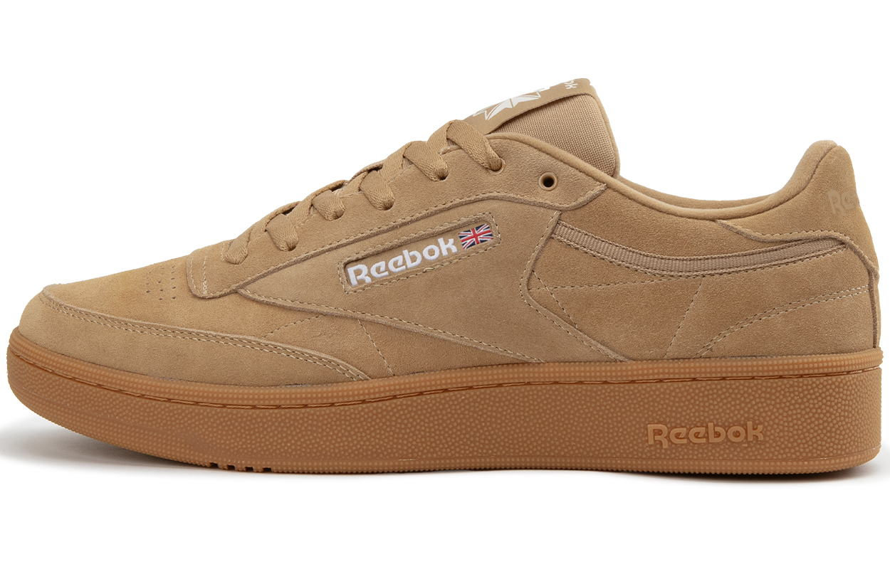Кеды Reebok Reebok CLUB C 85 W+ (коричнево-желтые)
