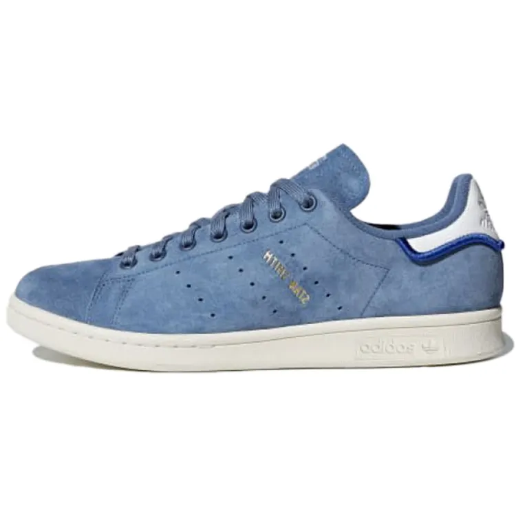 Adidas Originals Stan Smith Split Suede Comfortable Slip Resistant Low top Skateboard Shoes Men's Dark Blue White