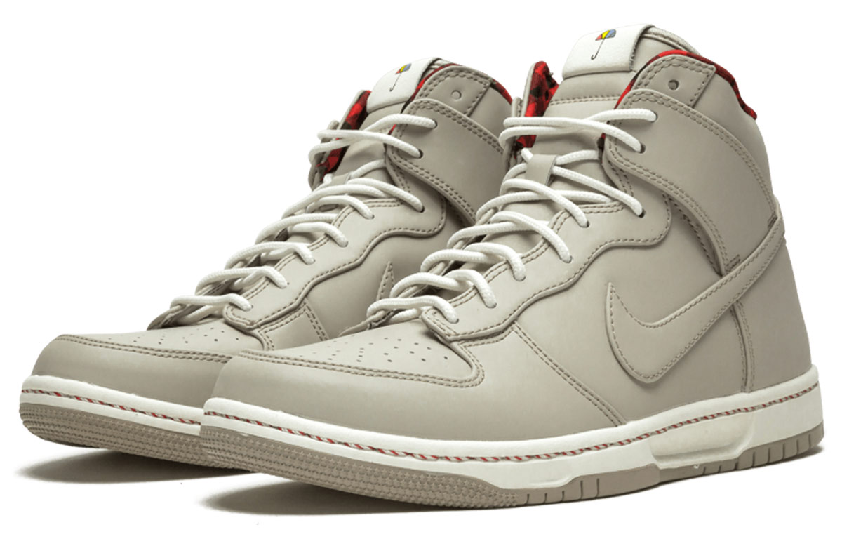 Мужские кеды Nike Dunk Ultra "String" (серые) — Серый — фото 4