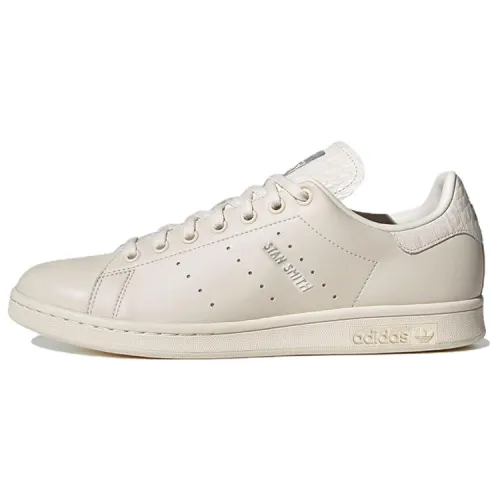 Adidas Originals Stan Smith Leather Slip Resistant Abrasion Resistant Low top Skateboard Shoes Unisex Gray