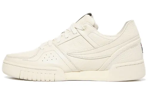 FILA Low top Skateboard Shoes Unisex Ecru Korean Style