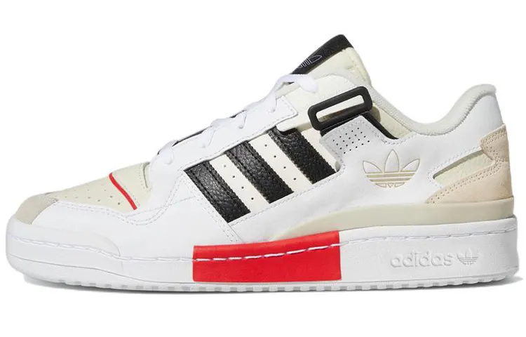 Forum Adidas Originals Exhibit Low 'White Vivid Red'