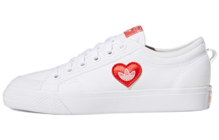 Adidas Nizza Trefoil 'White Red' Women's