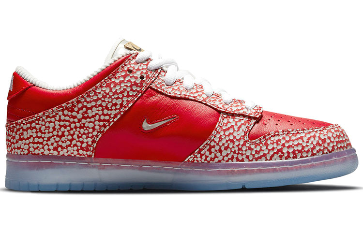 Кеды Nike x Stingwater Dunk SB og qs "magic mushroom" (красно-белый) — Красный / белый — фото 2