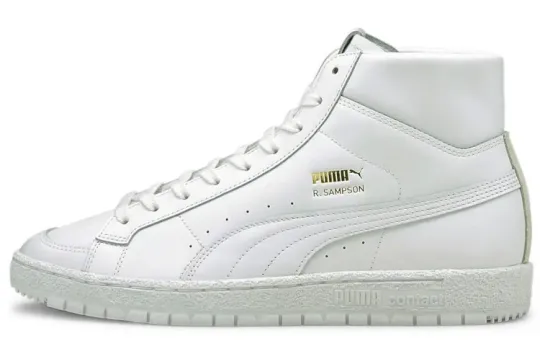 PUMA Ralph Sampson 70 Mid Suit Trainers Board Shoes White