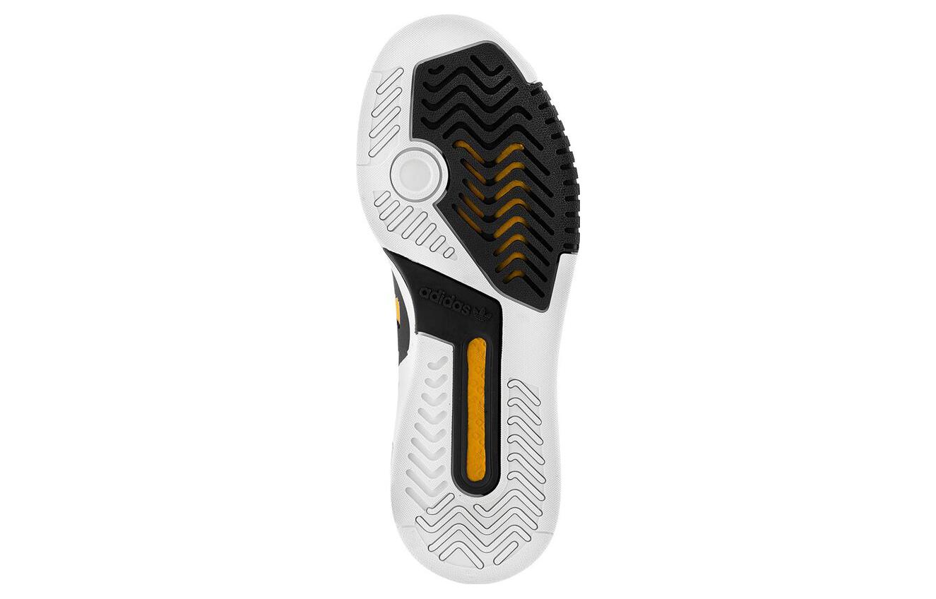 Женские кеды adidas Originals Drop Step (черно-желтые) — Чёрный / жёлтый — фото 5