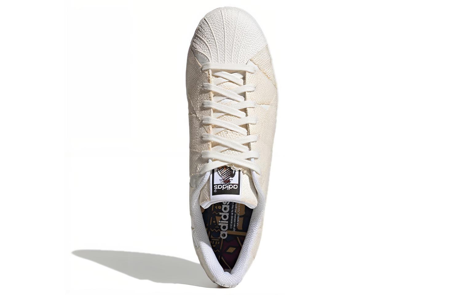 Кеды adidas originals Superstar 50 CLN "Mummy" (белые) — фото 5