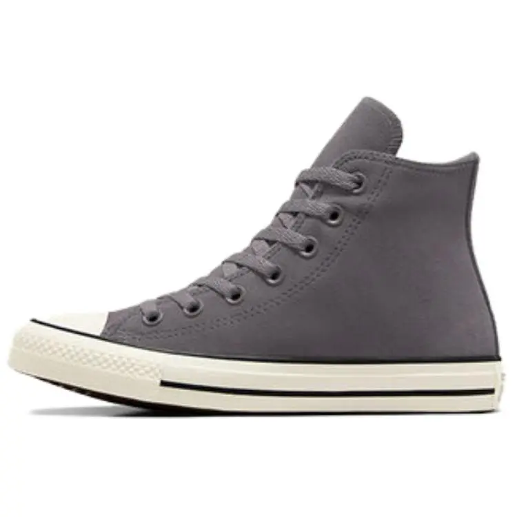 Converse Chuck Taylor All Star Slip Resistant Abrasion Resistant High top Skateboard Shoes Unisex Gray