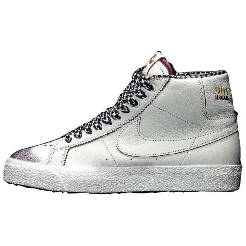Nike Blazer Mid Slip Resistant Mid top Skateboard Shoes Men's Beige