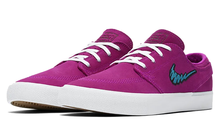 Кеды Nike SB Stefan Janoski RM (фиолетовые) — 明亮紫/黑/橡皮浅褐/激光蓝 — фото 3
