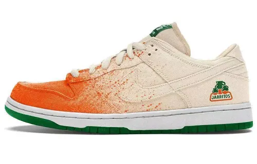 Jarritos x Nike SB Dunk Low Slip Resistant Abrasion Resistant Low top Skateboard Shoes Men's Beige Orange