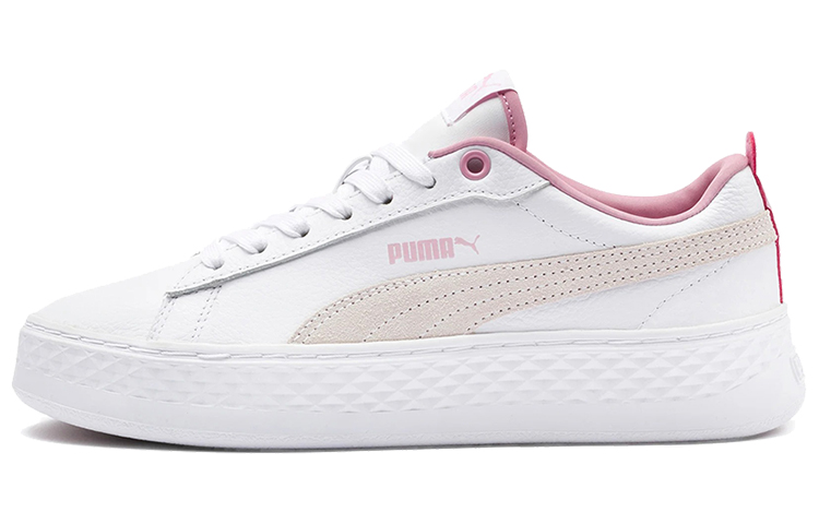PUMA Smash Platform Low 'White Pale Pink' Women's