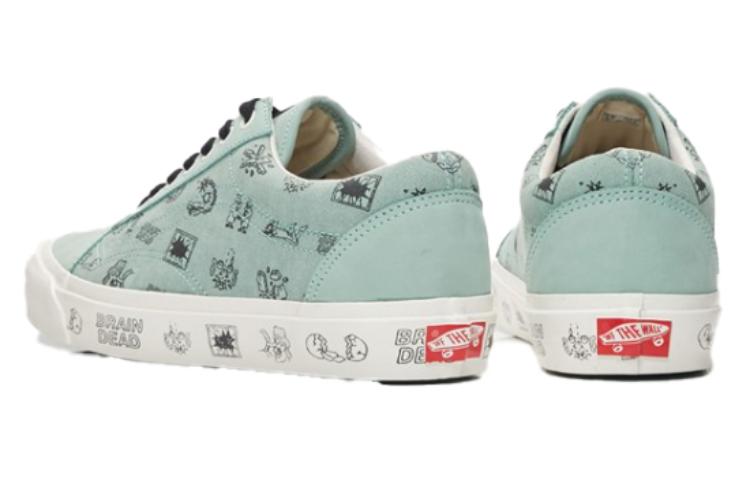 Кеды Brain Dead x Vans Old Skool (зеленые) — фото 3