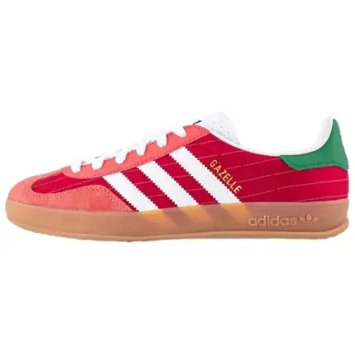 Adidas Originals GAZELLE INDOOR Skate Shoes Unisex Low Top Red White Green