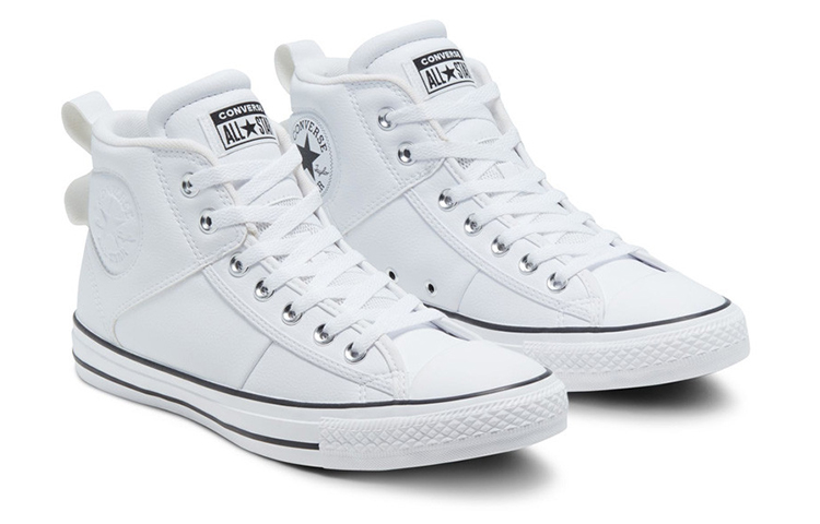 Кеды Converse All Star CS Mid (белые) — фото 3