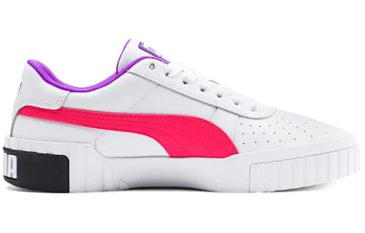 Женские кеды PUMA Cali Chase (бело-розовые) — фото 2