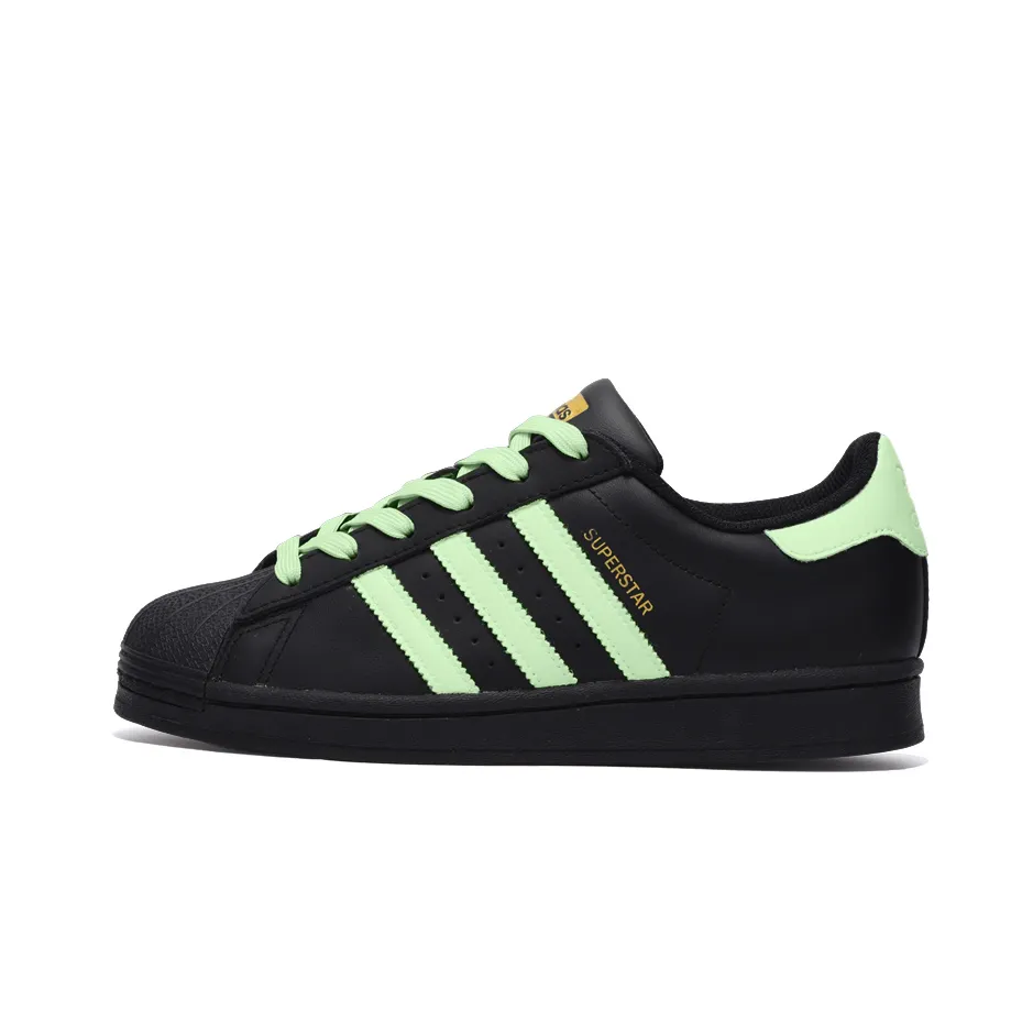 Adidas Originals SUPERSTAR Slip Resistant Abrasion Resistant Low top Skateboard Shoes Unisex Black