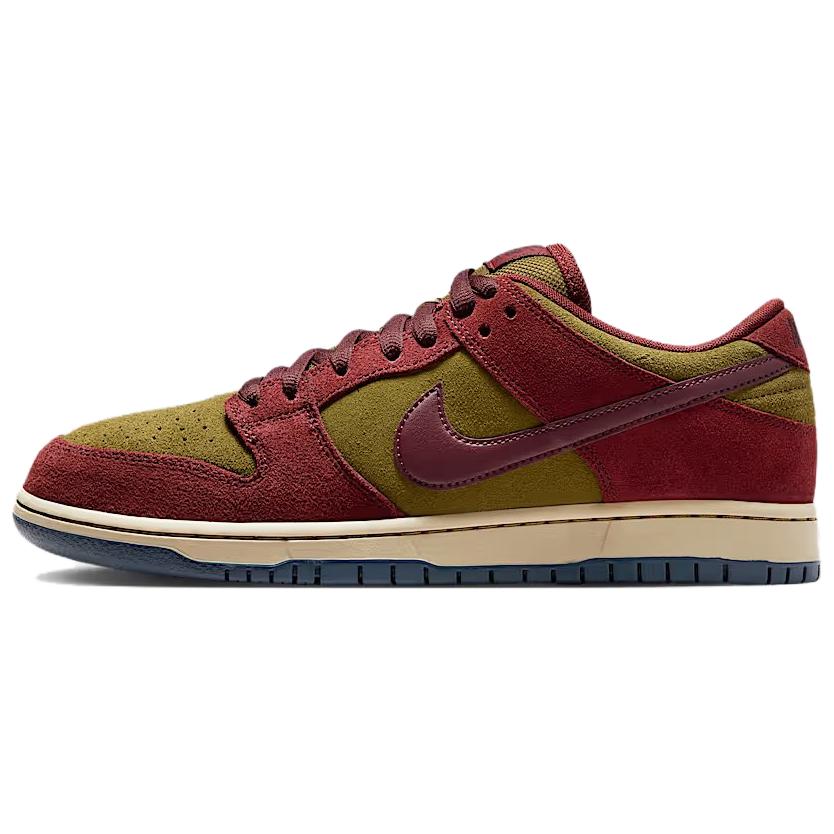 Кроссовки Nike Dunk SB Low Pro (красныйбежевый)