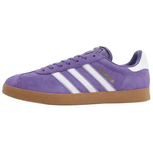 Real Madrid x Adidas Originals Gazelle Low top Skateboard Shoes Unisex Purple