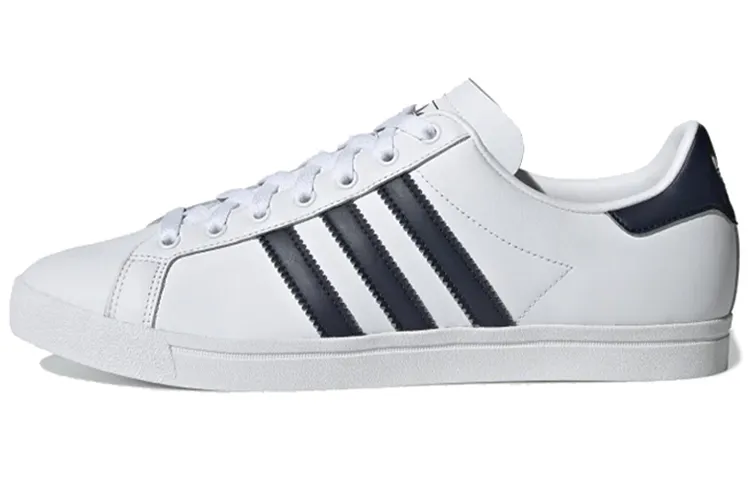 Adidas Originals Coast Star Comfortable Slip Resistant Lightweight Low top Skateboard Shoes Unisex Navy White