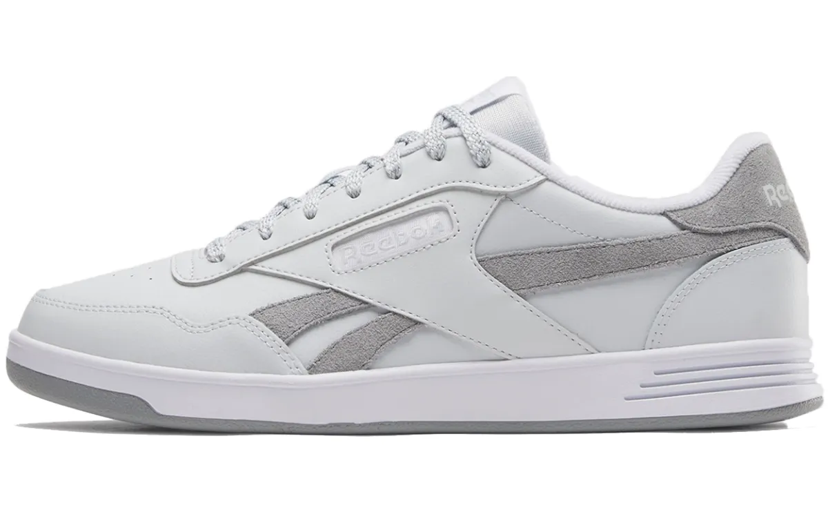 Reebok Court Advance Abrasion Resistant Abrasion Resistant Low top Skateboard Shoes Unisex White