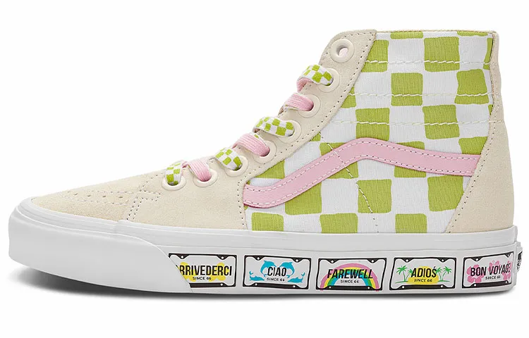 Sk8 Emma Mulholland on Holiday x Sk8 Vans-Hi Tapered 'Whimsical Checkerboard'
