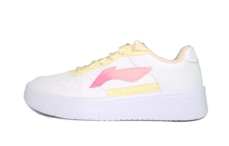 Li Ning Floating Boat Synthetic Leather Slip Resistant Abrasion Resistant Slip Resistant Abrasion Resistant Low top