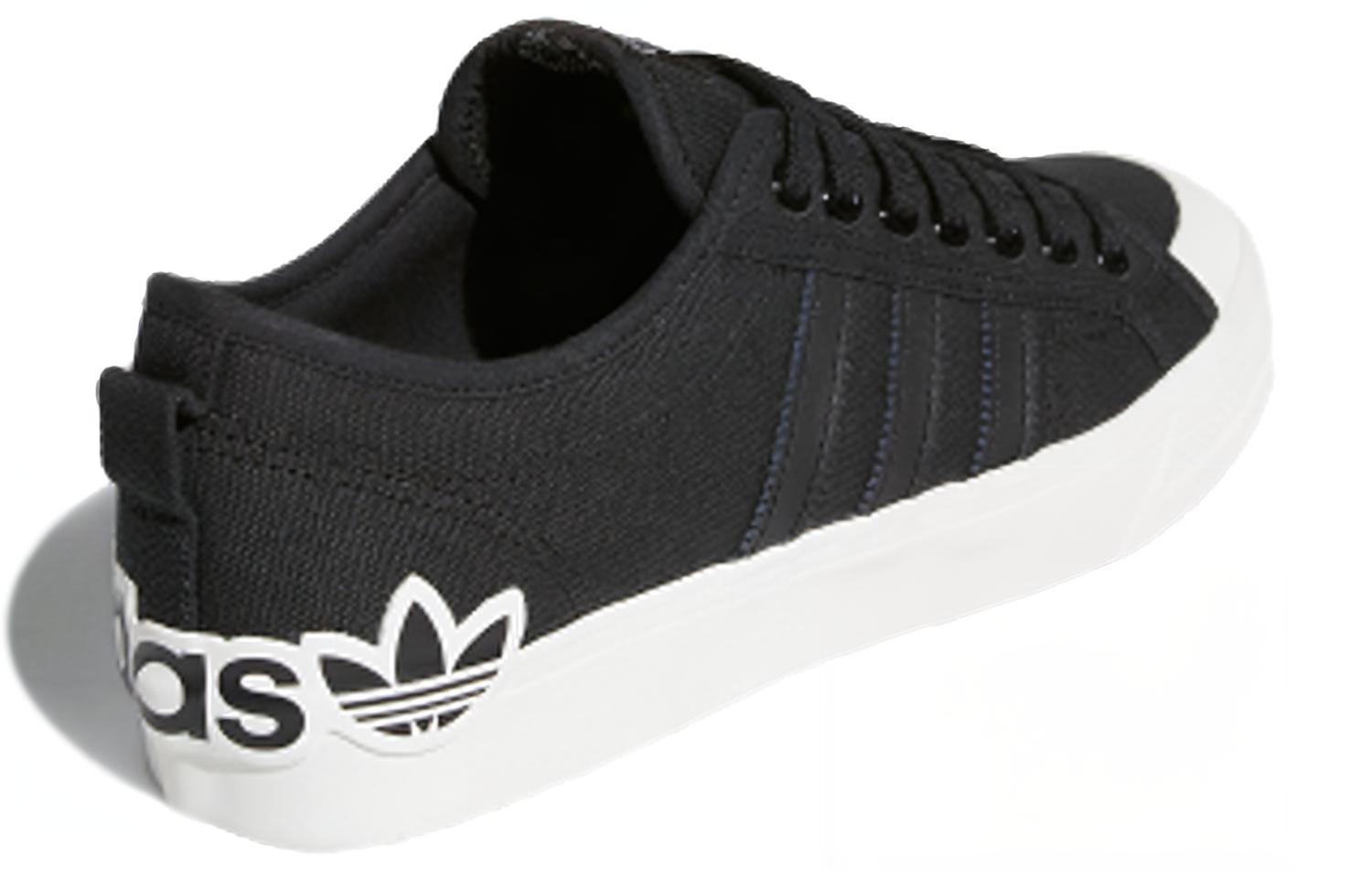Кеды adidas originals NIZZA (черно-белые) — фото 3