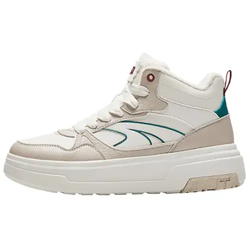 Anta Pancake Versatile Casual, Fleece Lined Slip Resistant Abrasion Resistant High top Skateboard Shoes Women's