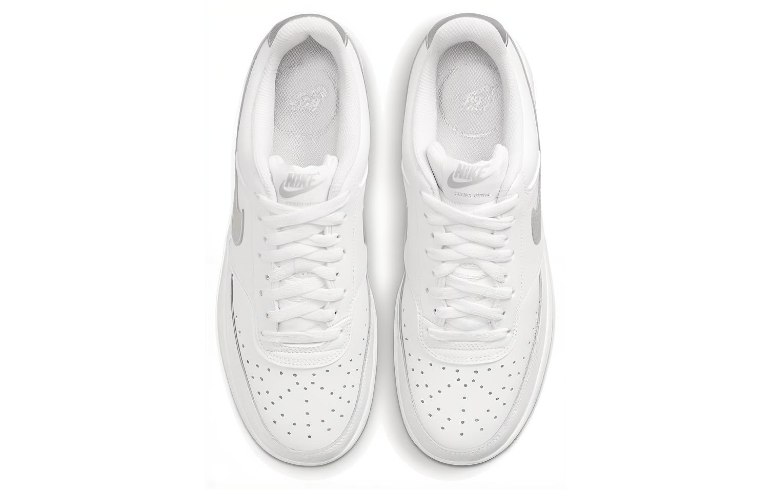 Женские кроссовки Nike Court Vision 1 Low (белый / серый) — фото 4