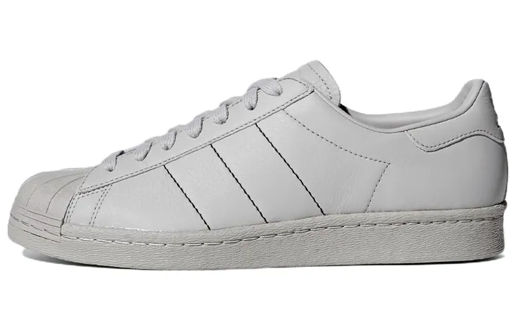 Adidas Originals Superstar Abrasion Resistant Low top Skateboard Shoes Men's Gray