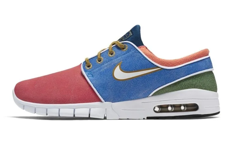 Nike SB Stefan Janoski Max Cncpts \'Mosaic\' Slip Resistant Lightweight Non slip Lightweight Low top Skateboard Shoes