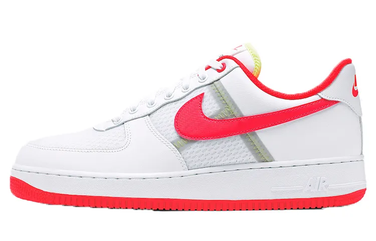 Nike Air Force 1 Low Transparent White Crimson