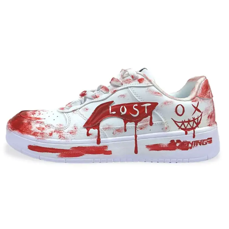 Li Ning Floating Boat Slip Resistant Cushioning Abrasion Resistant Slip Resistant Cushioning Abrasion Resistant Low top
