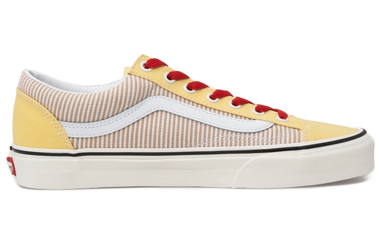 Кеды Vans Style 36 (белый / желтый) — Белый / жёлтый — фото 3