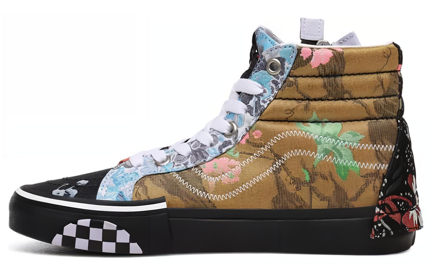 Vans SK8 Reissue Cap Comfortable High Top Sneakers Women's Dark Blue