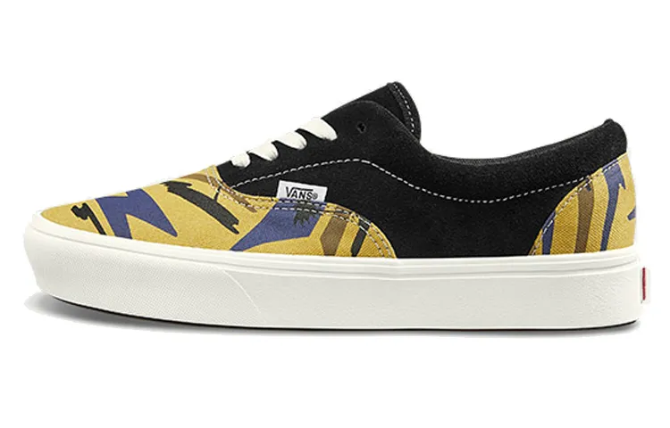 Vans Era UA ComfyCush LX Low top Skateboard Shoes Unisex Black Yellow