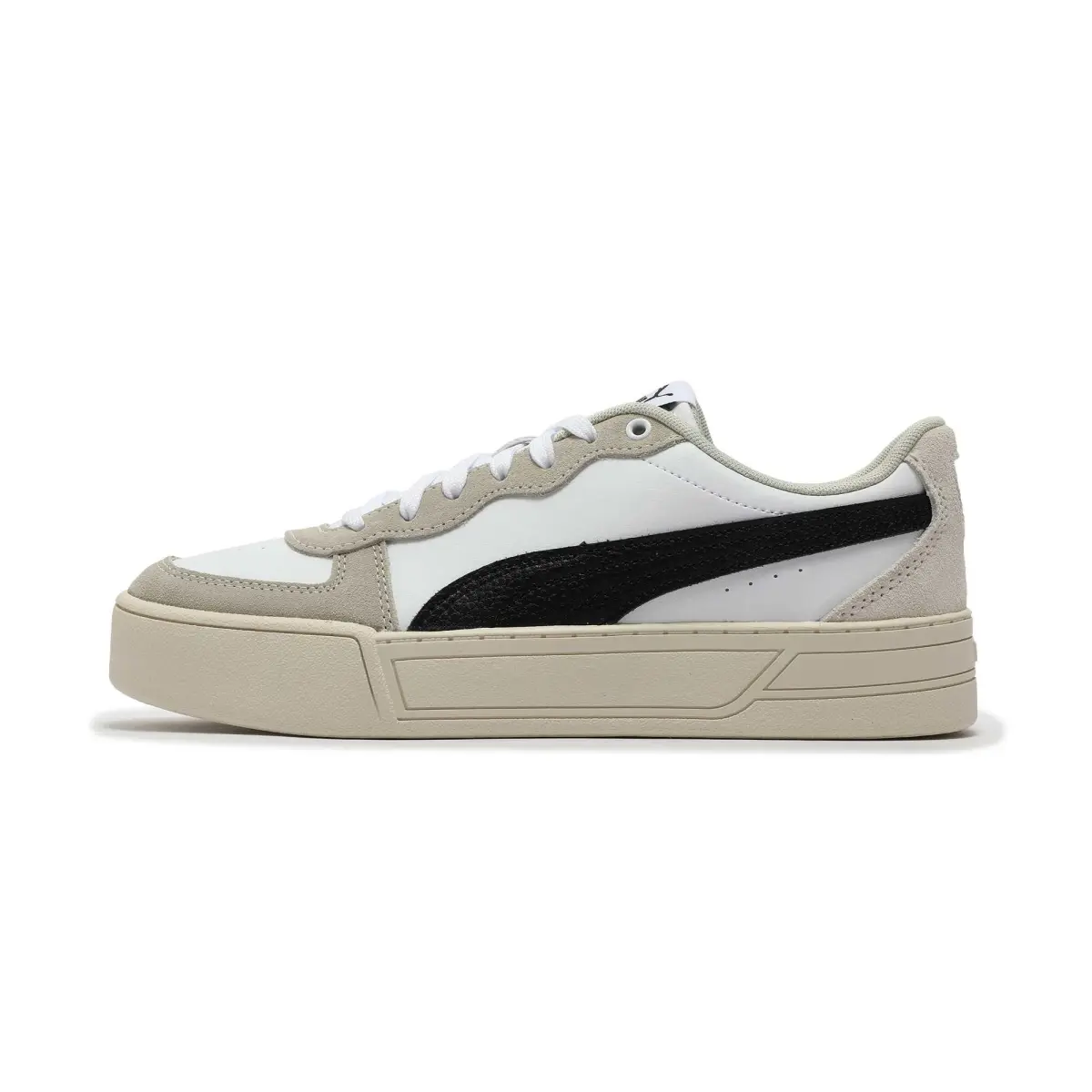 PUMA Cushioning, Wear Resistant Low top Skateboard Shoes Women's Gray Black