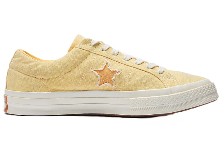Кеды Converse one star (бледно-желтые) — фото 2