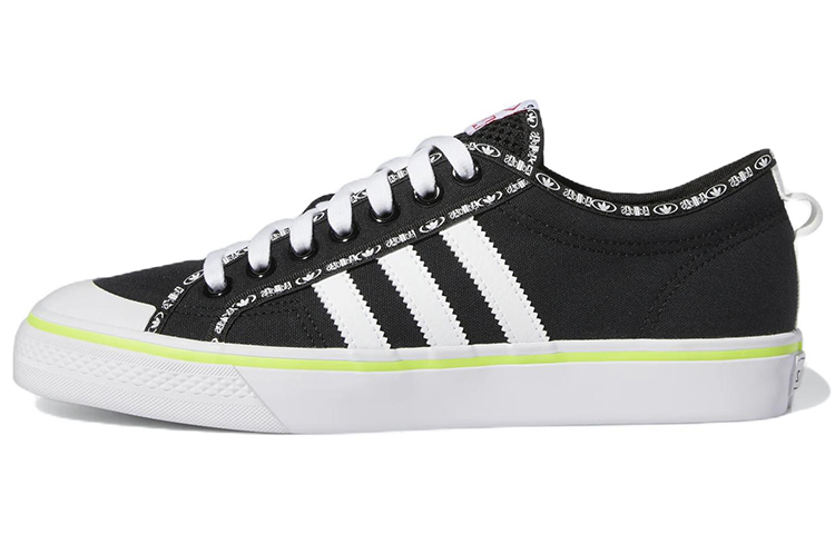 Кеды adidas originals Nizza (черно-белые)