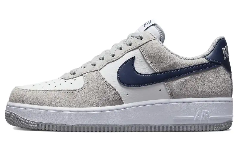 Nike Air Force 1 Low '07 Light Smoke Grey Midnight Navy