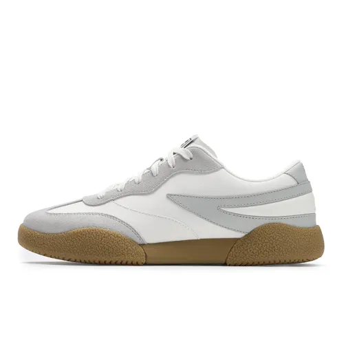 FILA PENGUIN Lightweight Abrasion Resistant Cushioning Breathable Low top Skateboard Shoes Men's White