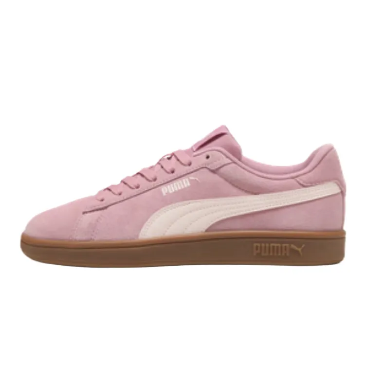 PUMA Smash 3.0 Split Cow Leather, Artificial Leather Slip Resistant Low top Skateboard Shoes Unisex Pink