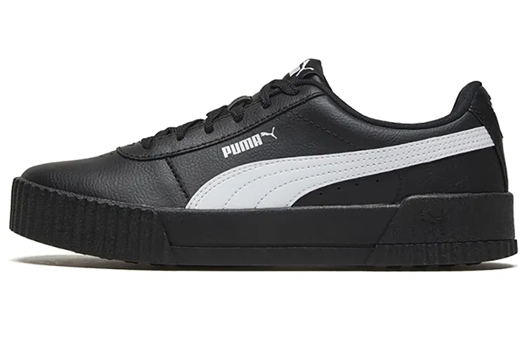 PUMA Carina Pfs Split Cow Leather, Artificial Leather Casual Abrasion Resistant Lightweight Low top Skateboard Shoes