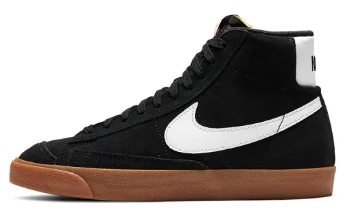 Nike Blazer Mid 77 Black White Gum Women's