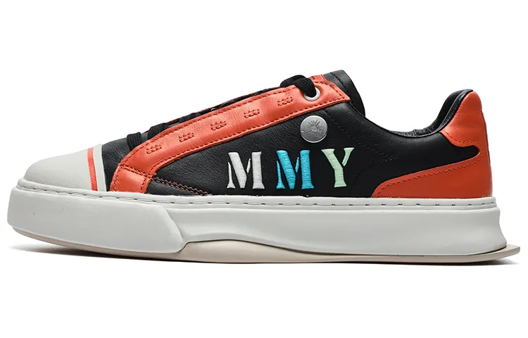 MIHARA YASUHIRO x FILA FM 4 Fashion Low top Skateboard Shoes Men's Black Orange