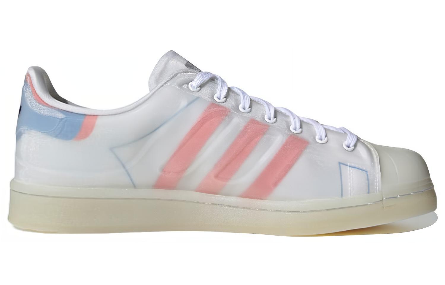 Кеды adidas Originals Superstar Futureshell (бело-красные) — фото 2